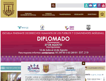 Tablet Screenshot of poderjudicialchiapas.gob.mx